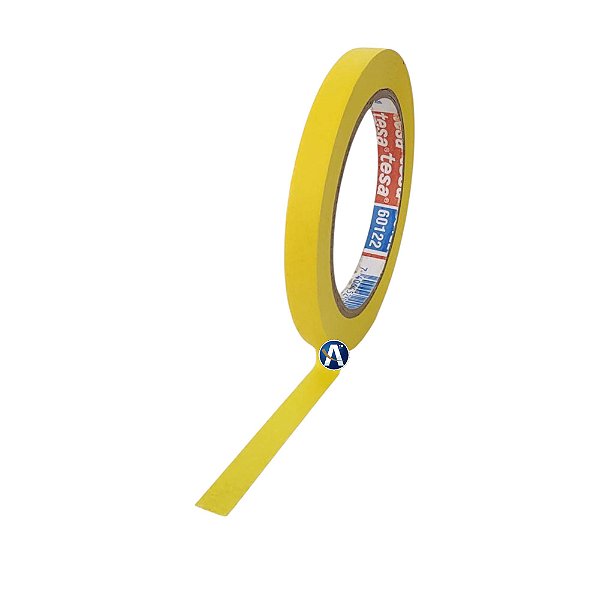 Fita Crepe Amarela Profissional 12mmX40m Tesa