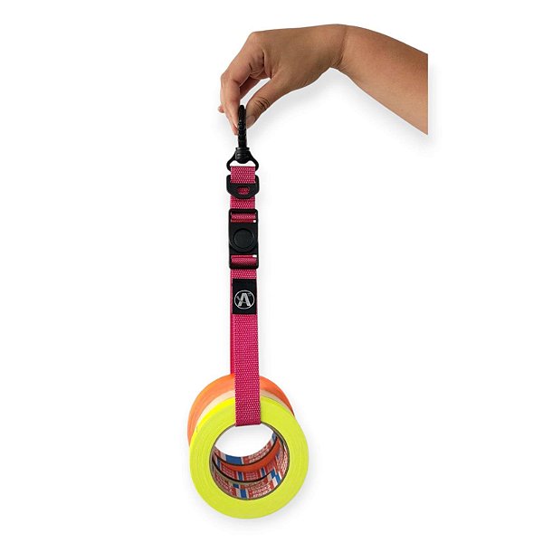 Cinto Suporte Para Fitas e Acessórios Rosa ATM PRO