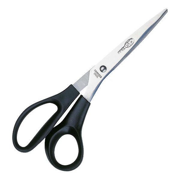 Tesoura Multiuso 21cm Preta Cis Office