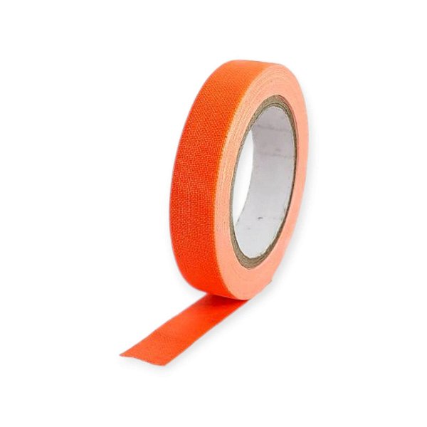 Fita Tecido Gaffer Tape Tesa 12mmX5m Laranja Fluorescente