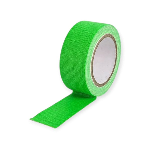 Fita Tecido Gaffer Tape Tesa 24mmX5m Verde Fluorescente