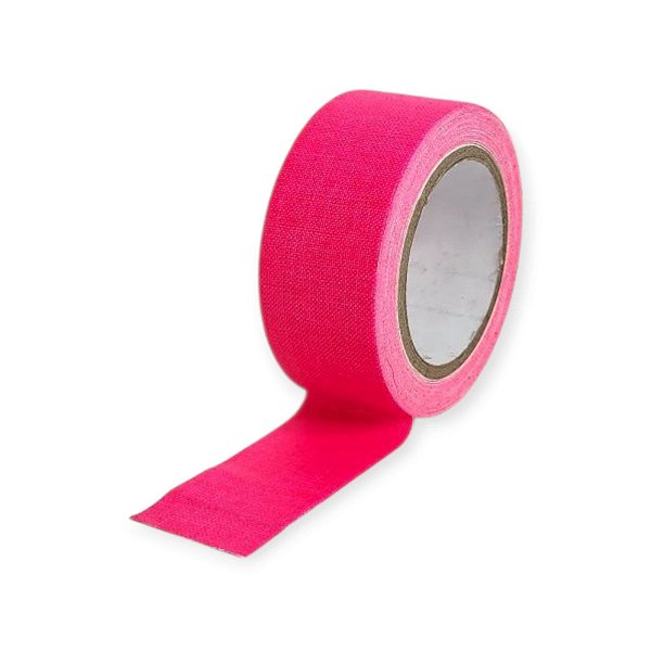 Fita Tecido Gaffer Tape Tesa 24mmX5m Rosa Fluorescente