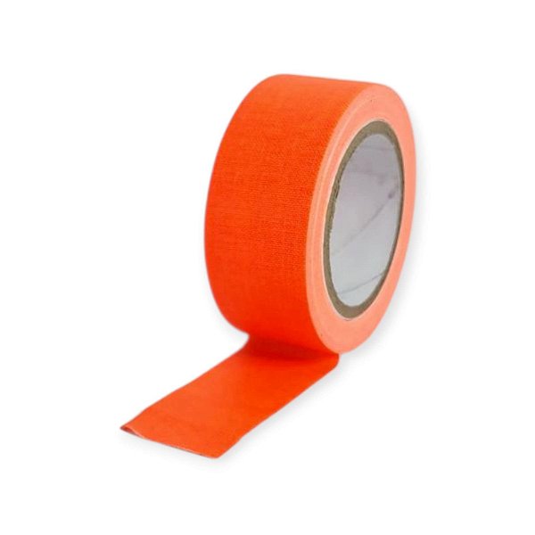 Fita Tecido Gaffer Tape Tesa 24mmX5m Laranja Fluorescente