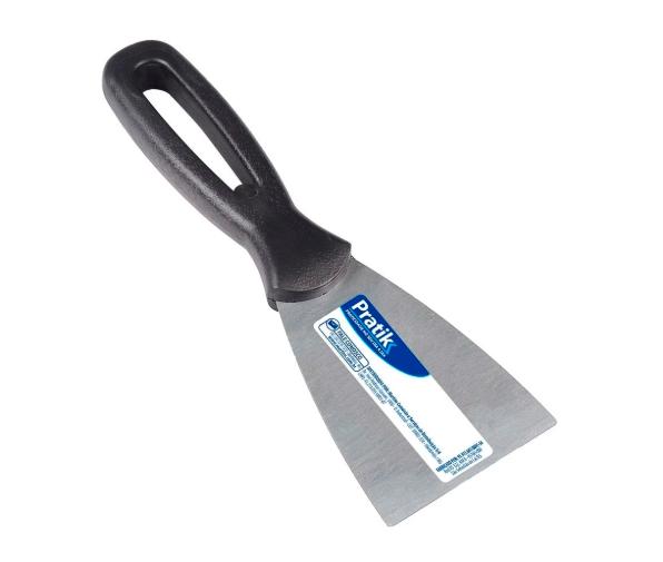 Espátula Aço Temperado Cabo Plástico 6cm Pratik