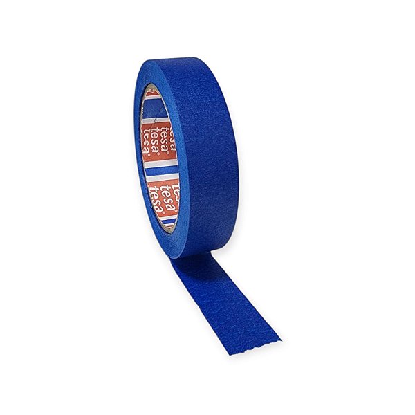 Fita Crepe Azul Escuro Profissional 24mmX40m Tesa