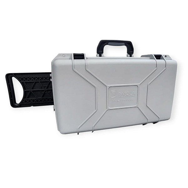 Patola Maleta Case Para Uso Geral MP0055 Cinza Com Rodas