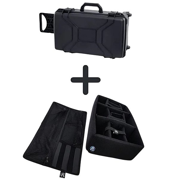 Patola MP0055 Preta com Kit Divisória e Estojo ATM