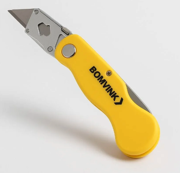 Estilete Dobrável de Segurança 3 Lâminas