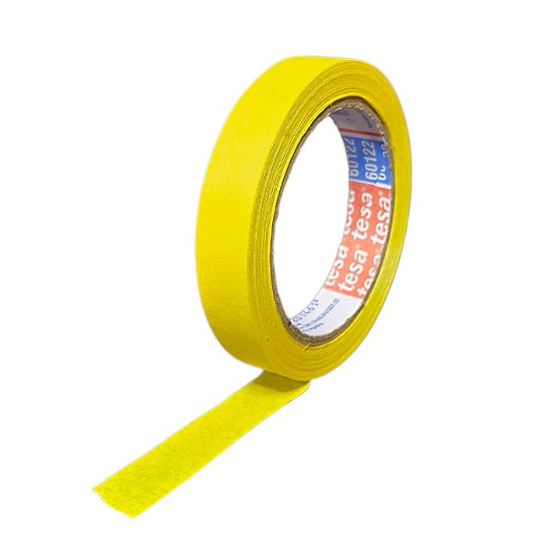Fita Crepe Amarela Profissional 18mmX40m Tesa