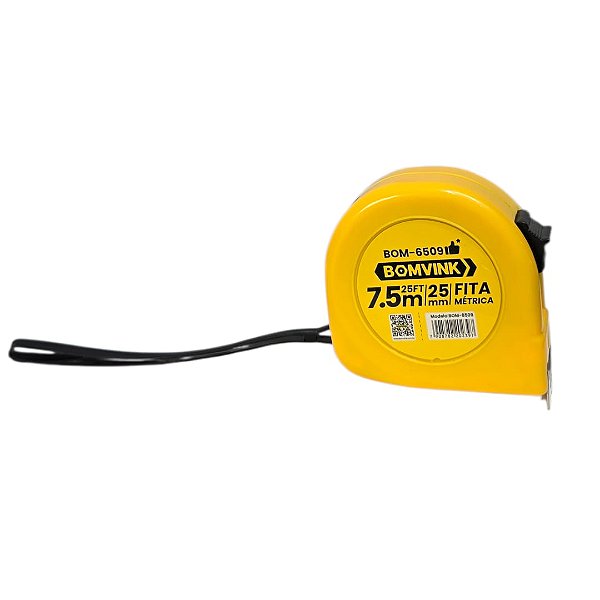 Trena Com Fita de Aço 25mmX7,5m