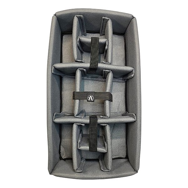 Divisória Organizadora Para Case MP0055 e MAI 545 Acolchoada ATM Pro Cinza