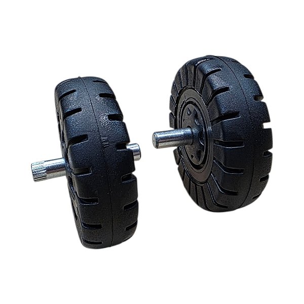 Rodinha Para Mala MP0055 Patola Preto 2 Unidades