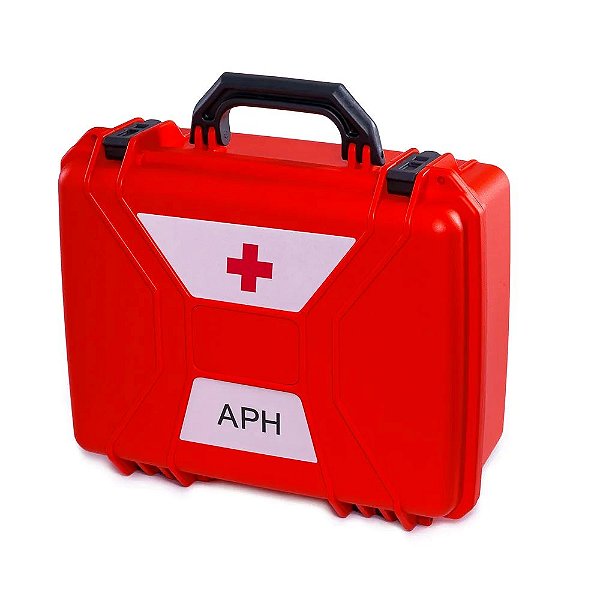 Patola Maleta Case Para Atendimento Pré-Hospitalar MP0035 APH IP67 Vermelho