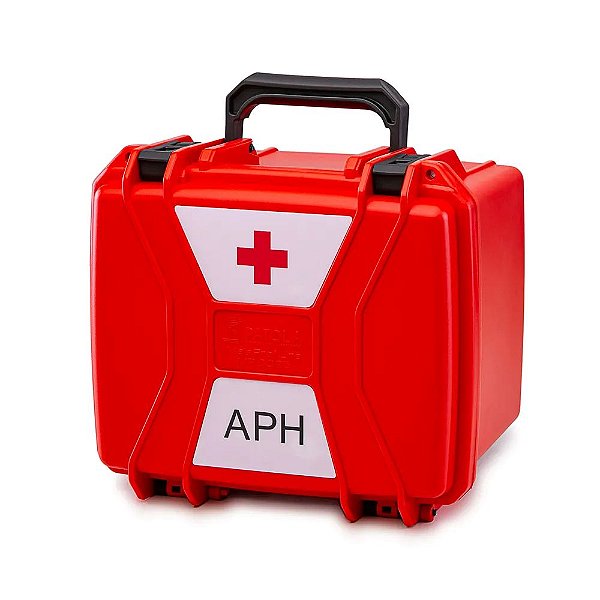 Patola Maleta Case Para Atendimento Pré-Hospitalar MP0025/2 APH IP67 Vermelho