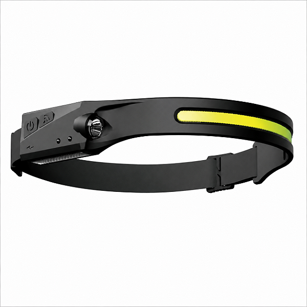 Lanterna de Cabeça Recarregável USB LED com COB