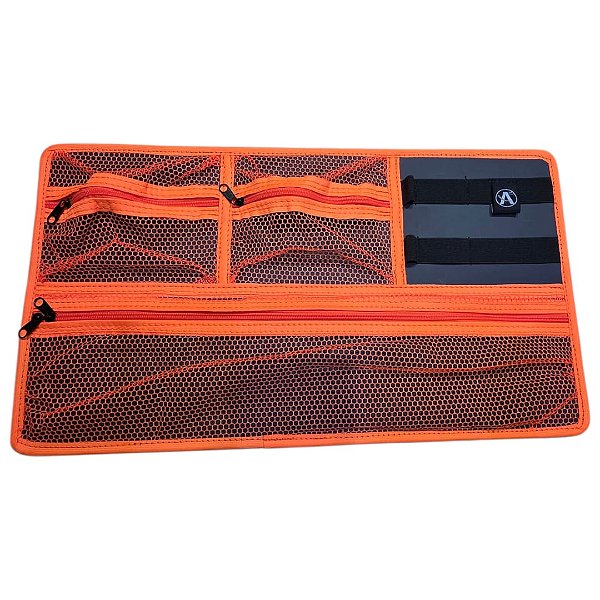 Organizador de Tampa Porta Acessórios Para Case Maleta MP0055 ATM Pro Laranja Fluorescente