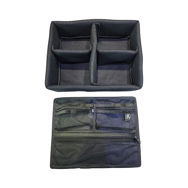 Kit Divisória e Organizador de tampa para Case MP0033 ATM Pro Preto