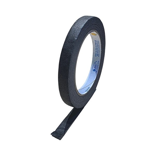 Fita Crepe Preta Basic Tape 12mmX50m Nastro