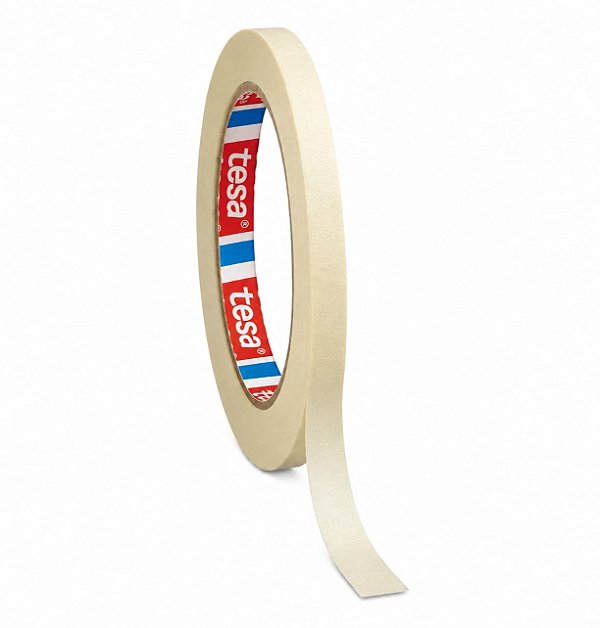 Fita Crepe Bege Profissional 09mmX50m Tesa