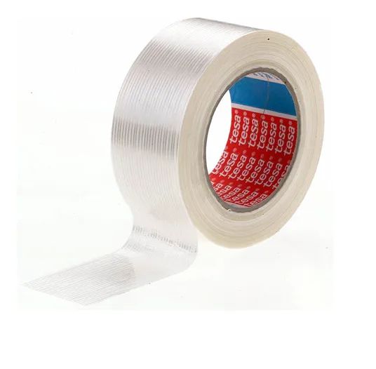 Fita Filamentosa Poliéster transparente 50mmX50m Tesa®