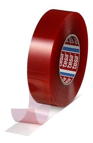 Fita Dupla Face Poliéster Vermelha Tesa 4965 1rl 19mmx50m