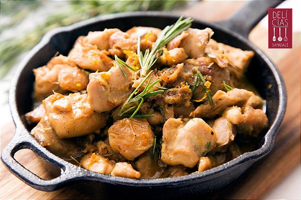 FRANGO AO MOLHO DE LARANJA E GENGIBRE