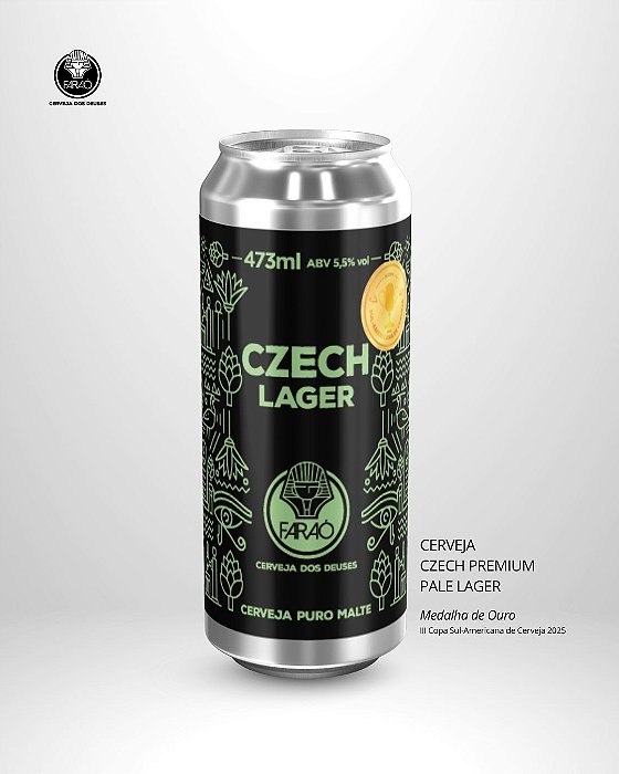 Cerveja Czech Lager Lata 473ml