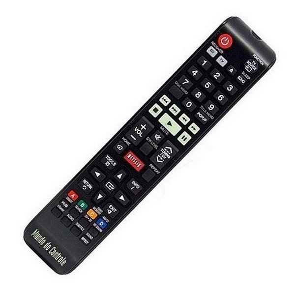 Controle Remoto para Home Theater Bluray 3d Samsung Ht-E4500 Netflix