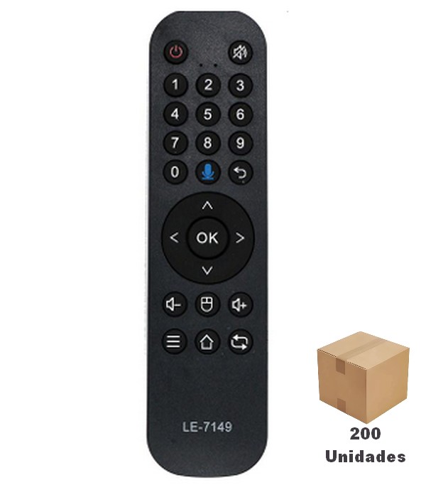 Controle Remoto para Recptor HTV 6 e 7 LE-7149 - 200 Unidades