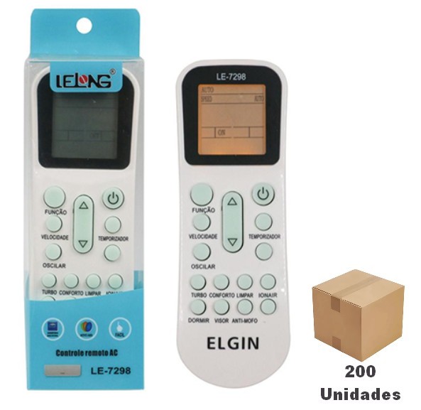Controle Para Ar Condicionado Elgin Split Eco Inverter - 200 Unidades