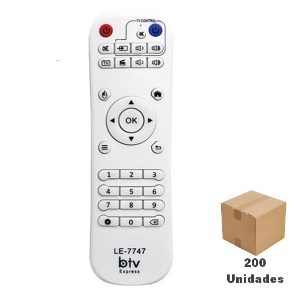 Controle Remoto Receptor BTV BX B10 / BTV B8 /  BTV B9, B10 , BTV B9 Express  - 200 Unidades