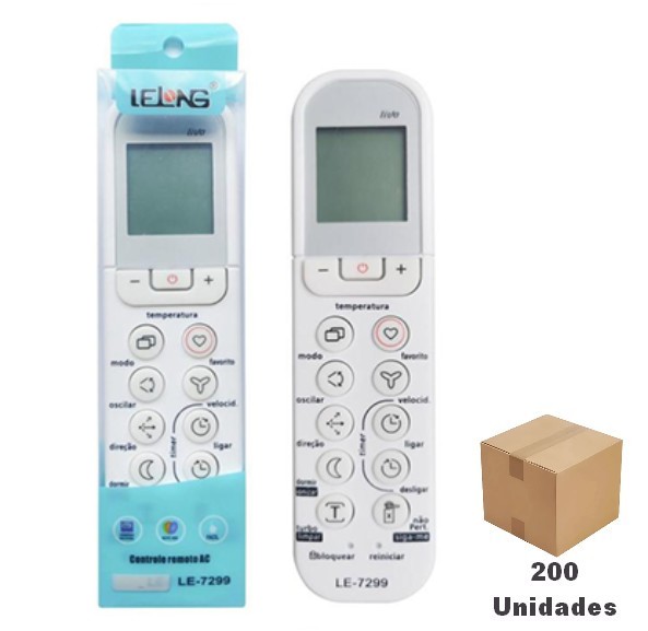 Controle Remoto Para Ar Condicionado Split Midea Vize Ou Liva - 200 Unidades