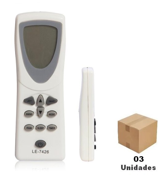 Controle Remoto Ar Condicionado Consul Ambience Cbv12abbna - 03 Unidades