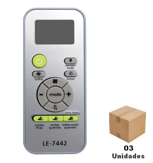 Controle Remoto ParaAr Condicionado Consul Inverter - 03 Unidades