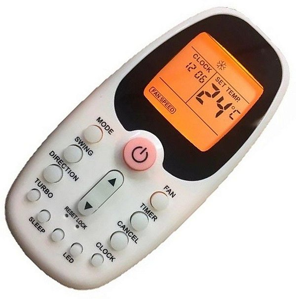 Controle Remoto Ar Condicionado R06/bgce Komeco Midea Comfee C/ Luz