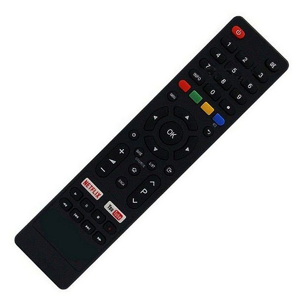 Controle Remoto TV LED Philco PTV40E60SN / PTV40E60SNC / PTV43E60SN com Netflix e Youtube (Smart TV)