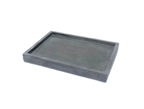 Prato Quadrado com Borda Médio - 29 x 29 cm