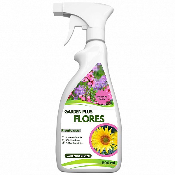 Fertilizante Garden Plus Flores Pronto para Uso - 500 ml