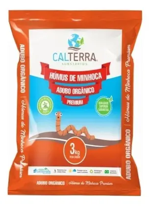 Húmus de Minhoca Calterra - 3 kg