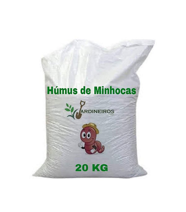 Húmus de Minhoca Jardineiros.net - 20 kg
