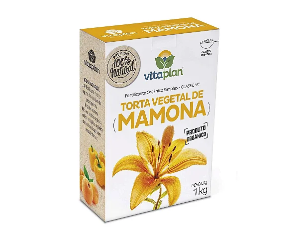 Fertilizante Torta Vegetal de Mamona Vitaplan - 1 kg