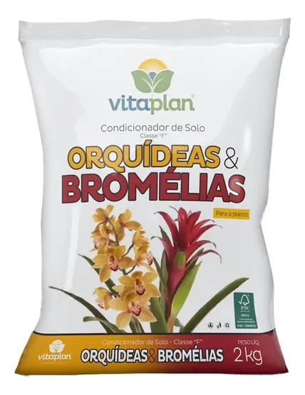 Substrato para Orquídeas e Bromélias Vitaplan - 2 kg