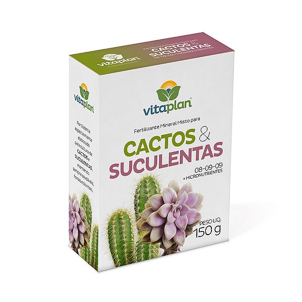 Fertilizante para Cactos e Suculentas Vitaplan - 150 g