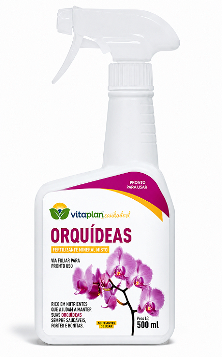 Fertilizante Foliar Orquídeas Pronto para Uso Vitaplan - 500 ml