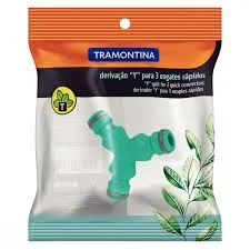 Derivação Y Tramontina com 3 Saídas para Mangueiras 1/2", 5/8" e 3/4"
