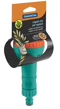 Irrigador para Engate Rápido Tramontina com Regulagem e Corte D'Água Jato tipo Chuveirinho