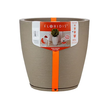 Vaso Plástico Amsterdã Grande - 45 x 40 cm