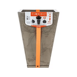 Vaso Plástico Zurique Marmorato Médio - 55 x 32 cm