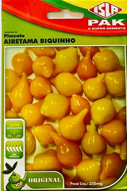 Sementes de Pimenta Airetama Biquinho