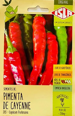 Sementes de Pimenta de Cayenne